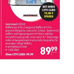 Waffeln bei Citti Markt