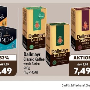 Kaffee dallmayr  bei Aktiv Irma