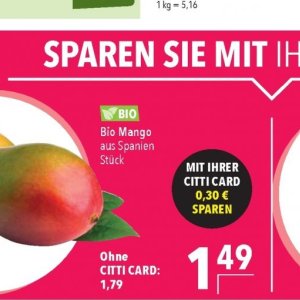 Mango bei Citti Markt