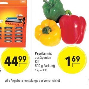 Paprika bei Citti Markt