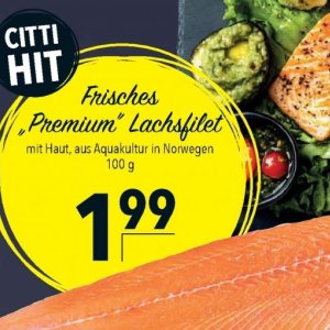 Lachsfilet bei Citti Markt