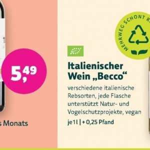Wein bei BioMarkt