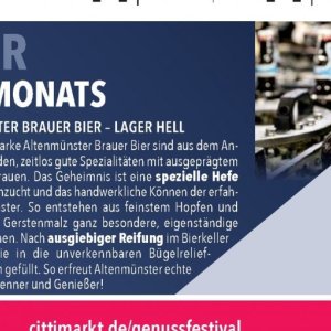 Bier bei Citti Markt