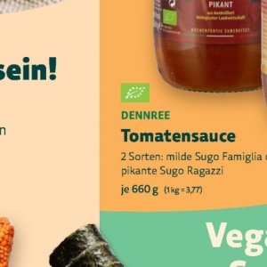 Tomatensauce bei BioMarkt