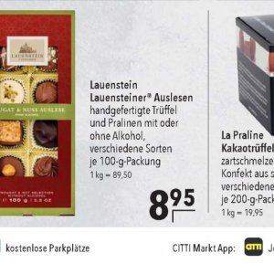 Pralinen bei Citti Markt