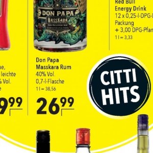 Rum bei Citti Markt