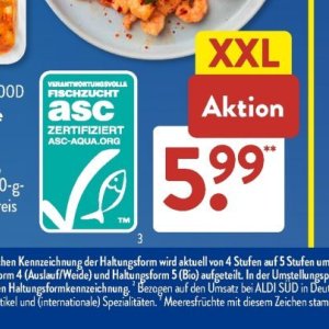 Meeresfrüchte bei Aldi SÜD