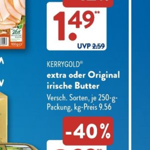 Butter bei Aldi SÜD