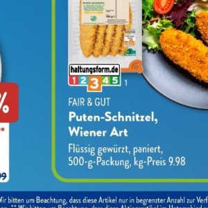 Schnitzel bei Aldi SÜD