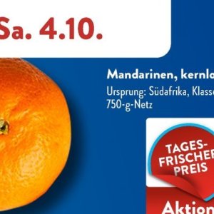 Mandarinen bei Aldi SÜD
