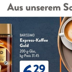 Kaffee bei Aldi SÜD