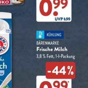 Milch bei Aldi SÜD