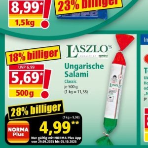 Salami bei Norma