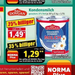 Milch bei Norma