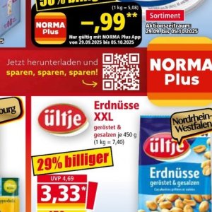 Erdnüsse bei Norma