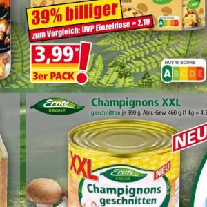 Champignons bei Norma