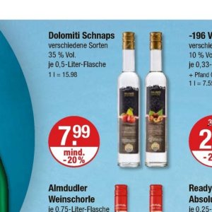 Schnaps bei V-Markt