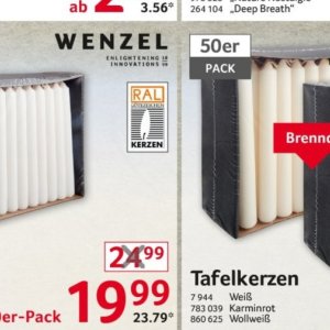 Kerzen bei Selgros