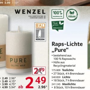 Kerzen bei Selgros