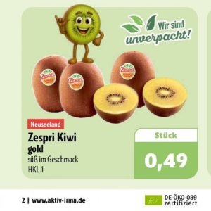 Kiwi bei Aktiv Irma