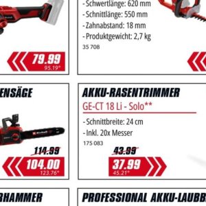 Trimmer bei Selgros