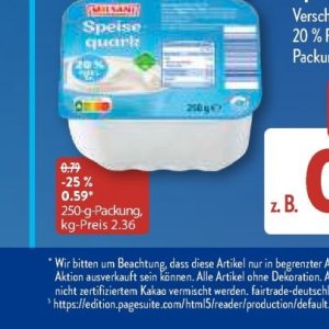 Kakao bei Aldi SÜD