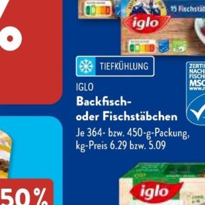 Fischstäbchen bei Aldi SÜD