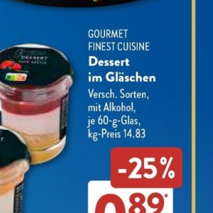 Glas bei Aldi SÜD
