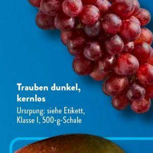 Trauben bei Aldi SÜD
