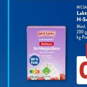 Schlagsahne bei Aldi SÜD