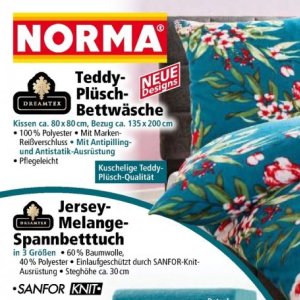 Bettwäsche bei Norma