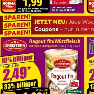 Champignons bei Norma