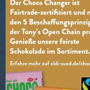 Schokolade bei Aldi SÜD