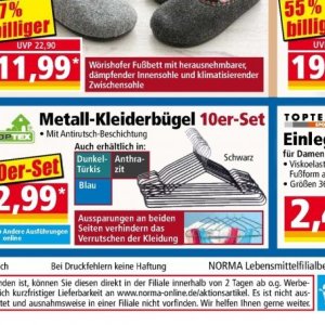 Kleidung bei Norma