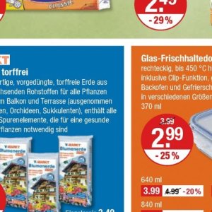 Pflanzen bei V-Markt