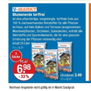 Pflanzen bei V-Markt