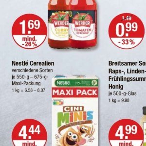 Cerealien bei V-Markt