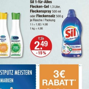 Gel bei V-Markt