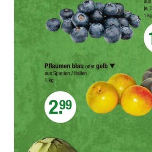Pflaumen bei V-Markt