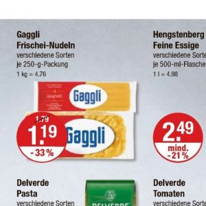 Nudeln bei V-Markt