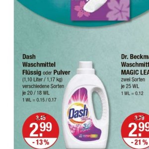 Waschmittel bei V-Markt