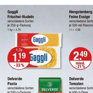 Spaghetti bei V-Markt