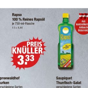 Rapsöl bei V-Markt