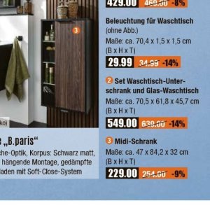 Glas bei V-Baumarkt