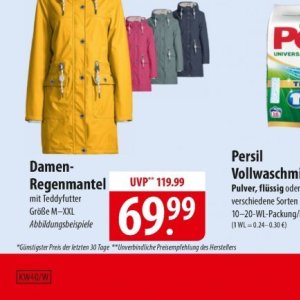 Regenmantel bei Famila Nord Ost