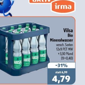 Mineralwasser bei Aktiv Irma