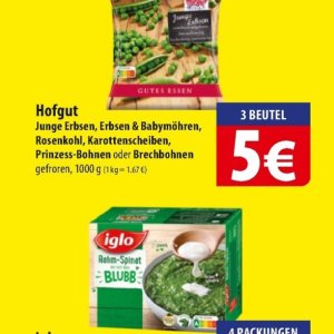 Erbsen bei Famila Nord Ost