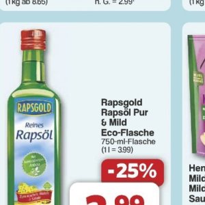 Rapsöl bei Famila Nord West