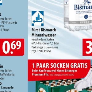 Mineralwasser bei Famila Nord Ost
