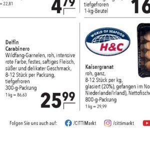 Fleisch bei Citti Markt